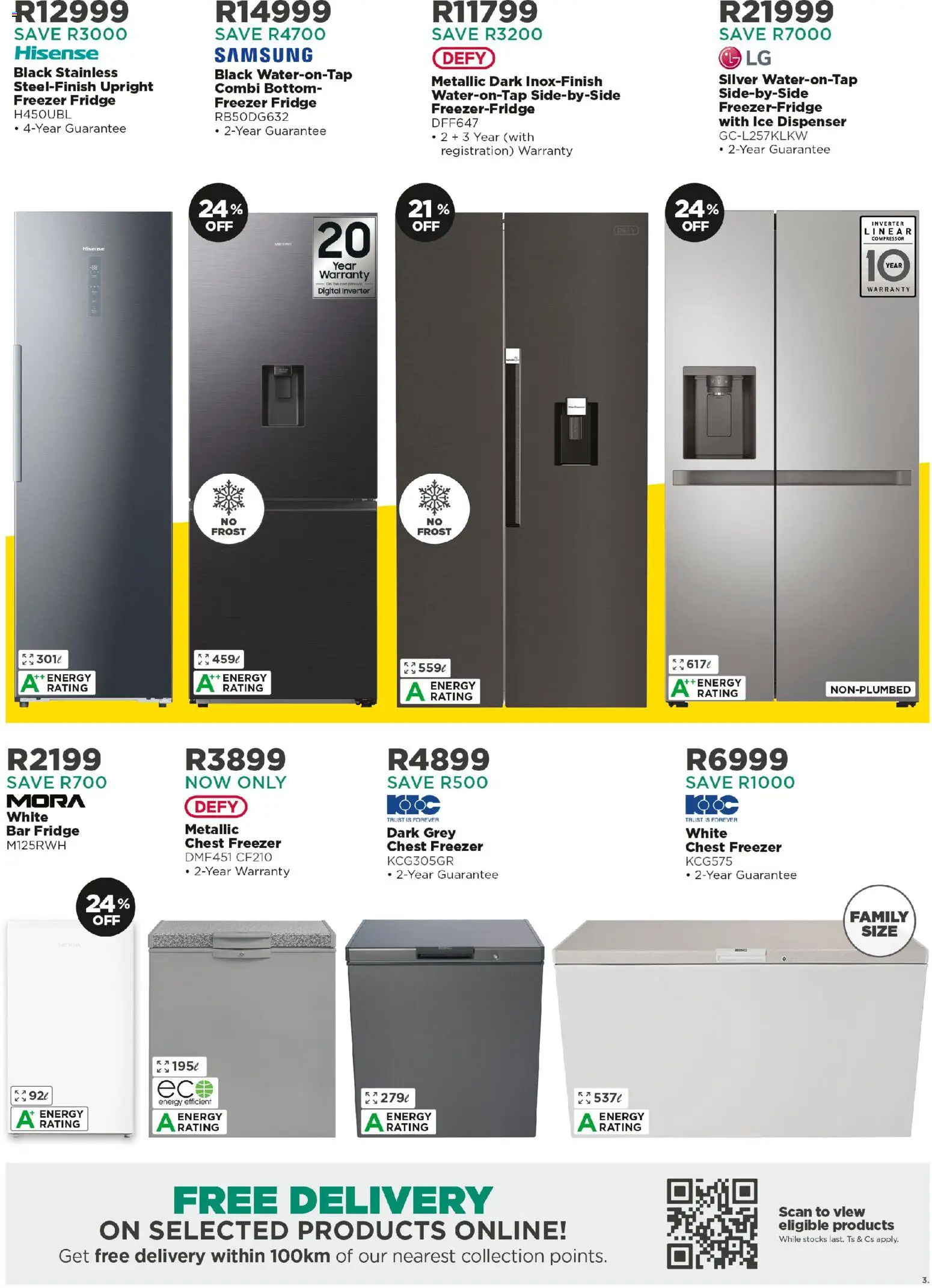 New House and Home catalogue – valid from 23.02.2026 | Page: 3 | Products: Freezer, Freezer fridge, Fridge, Chest freezer