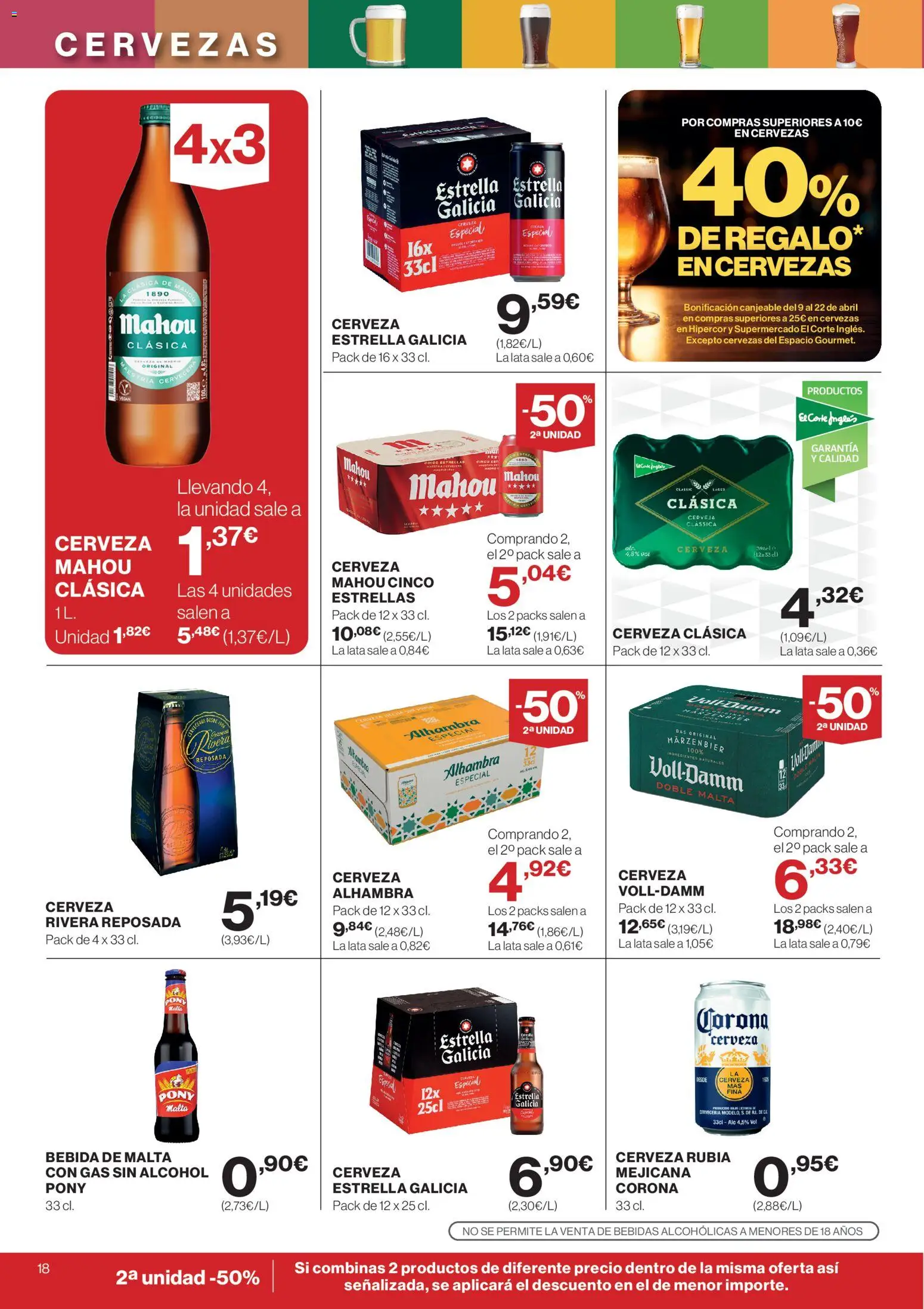 Supercor Canarias │ válido desde el 25.03.2026 | Página: 18 | Productos: Cerveza