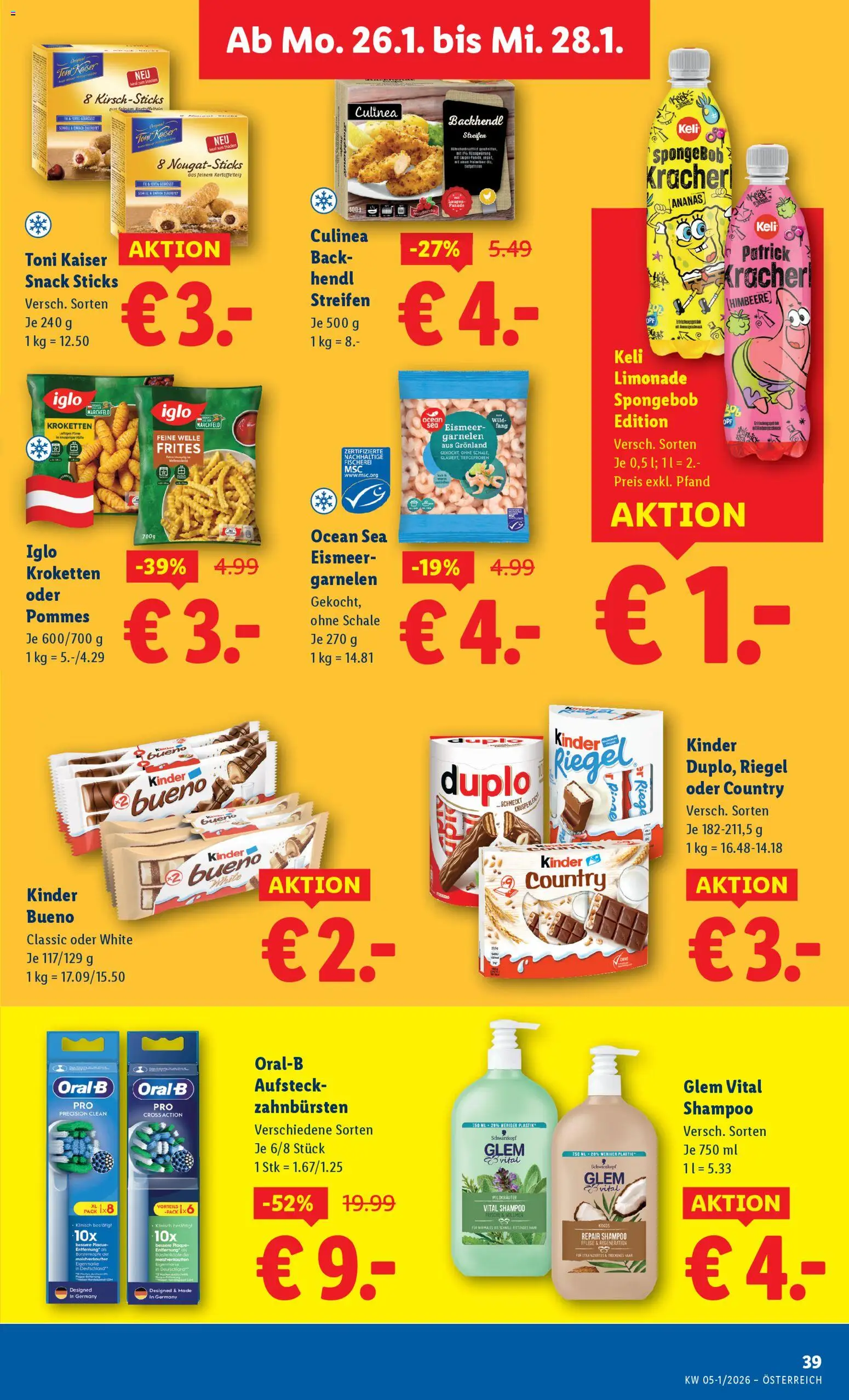 Lidl Flugblatt - Oberpullendorf, Güssing, Oberwart gültig ab 22.01.2026 | Seite: 45 | Produkte: Himbeere, Shampoo, Ananas