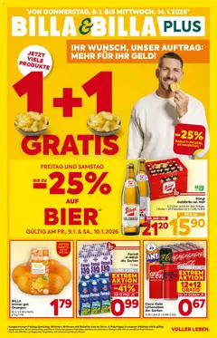 Billa Flugblatt - Salzburg ab 08.01.2026 gültig