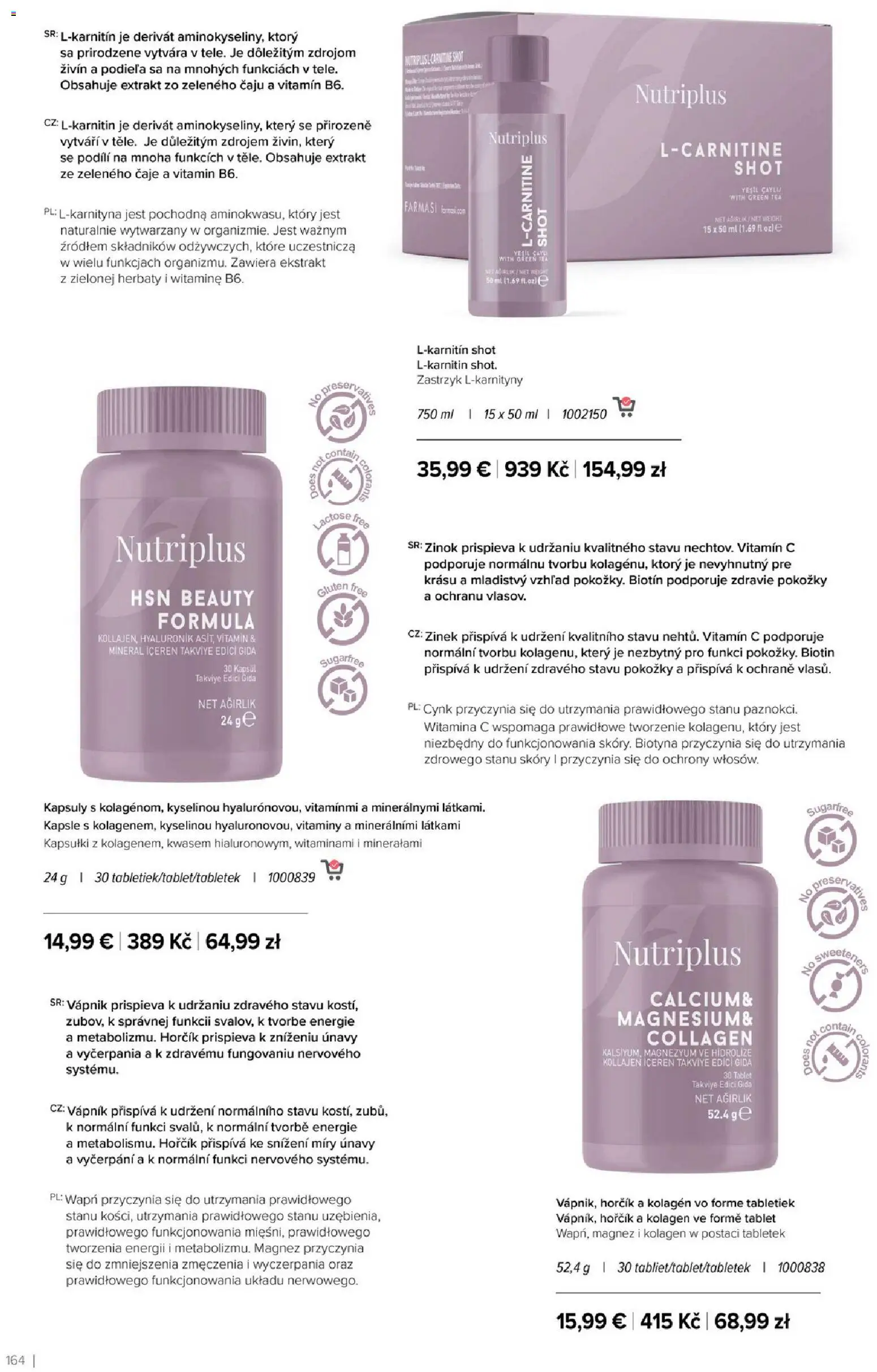 Nové Farmasi akcie – leták je platný od 01.01.2026 | Strana: 164 | Produkty: Tablet, Kolagén