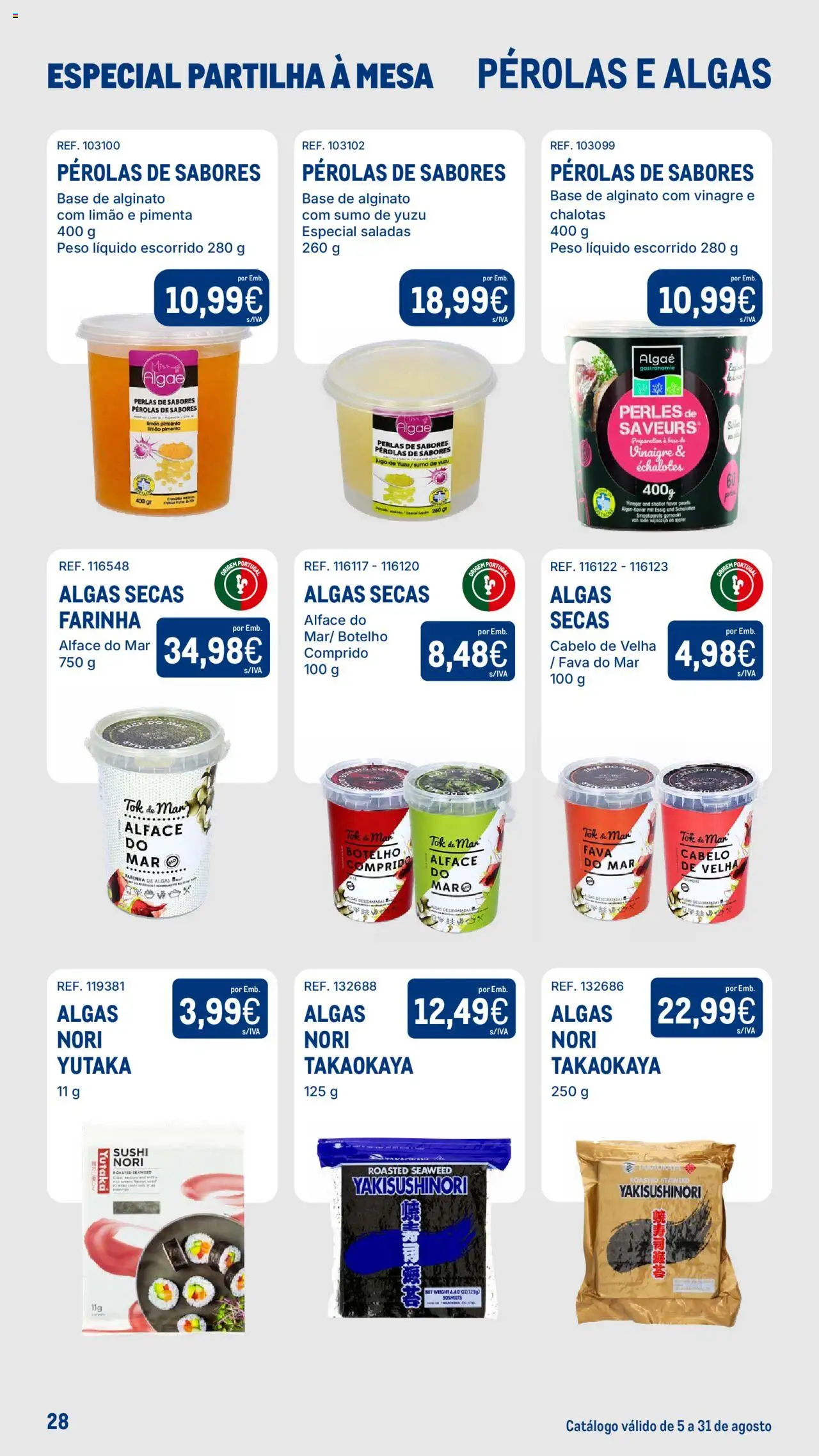 Makro - Especial Partilha à Mesa │ válido de 05.08.2025 | Página: 28 | Produtos: Vinagre, Pimenta, Base, Sumo