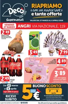 Anteprima del volantino Decò volantino Apertura Angri valido a partire dal 27.03.2026