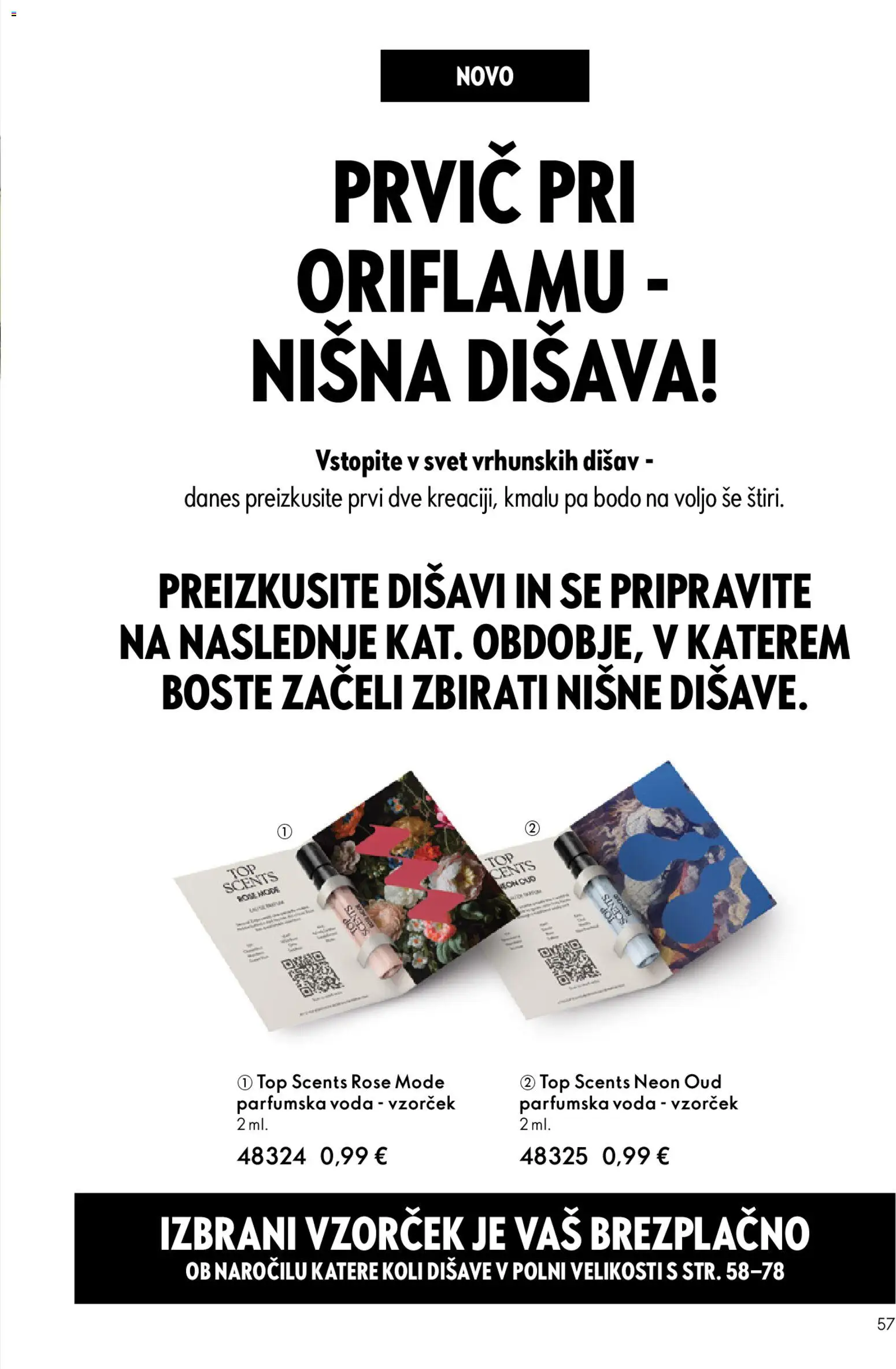 Novi Oriflame katalog ponudbe – veljaven od 01.04.2026 | Stran: 57