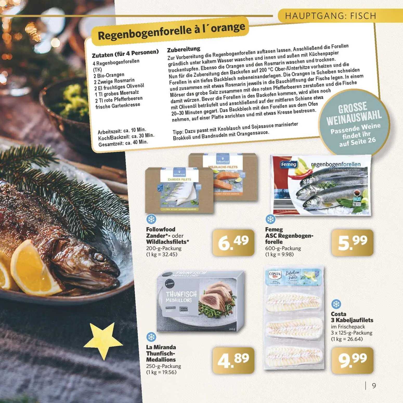 Combi - Festliche Momente – gültig ab 24.11.2025 | Seite: 9 | Produkte: Olivenol, Wasser, Salz, Knoblauch