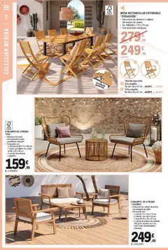 Vista previa E.Leclerc Al Aire Libre válido desde el 27.04.2026 | Página: 2 | Productos: Sofá, Sillón, Mesa, Silla