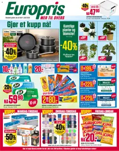 Forhåndsvisning av Europris kundeavis gyldig fra 18.08.2025