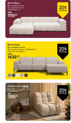 Leen Bakker - Folder - Voorbeeld van een folder van Leen Bakker, geldig van 22.12.2025 | Pagina: 10 | Producten: Bank, Papier blanc