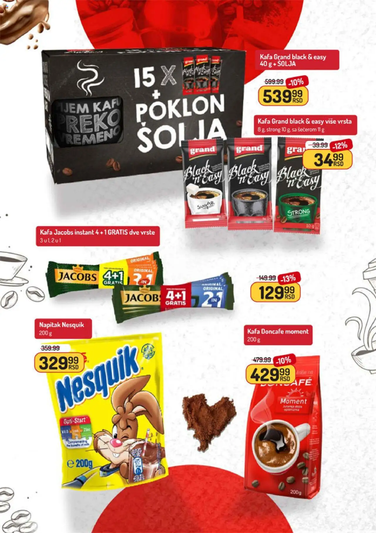 Aman katalog - važi od 18.08.2025 | Strana: 19 | Proizvode: Doncafe, Šolja, Kafa, Nesquik