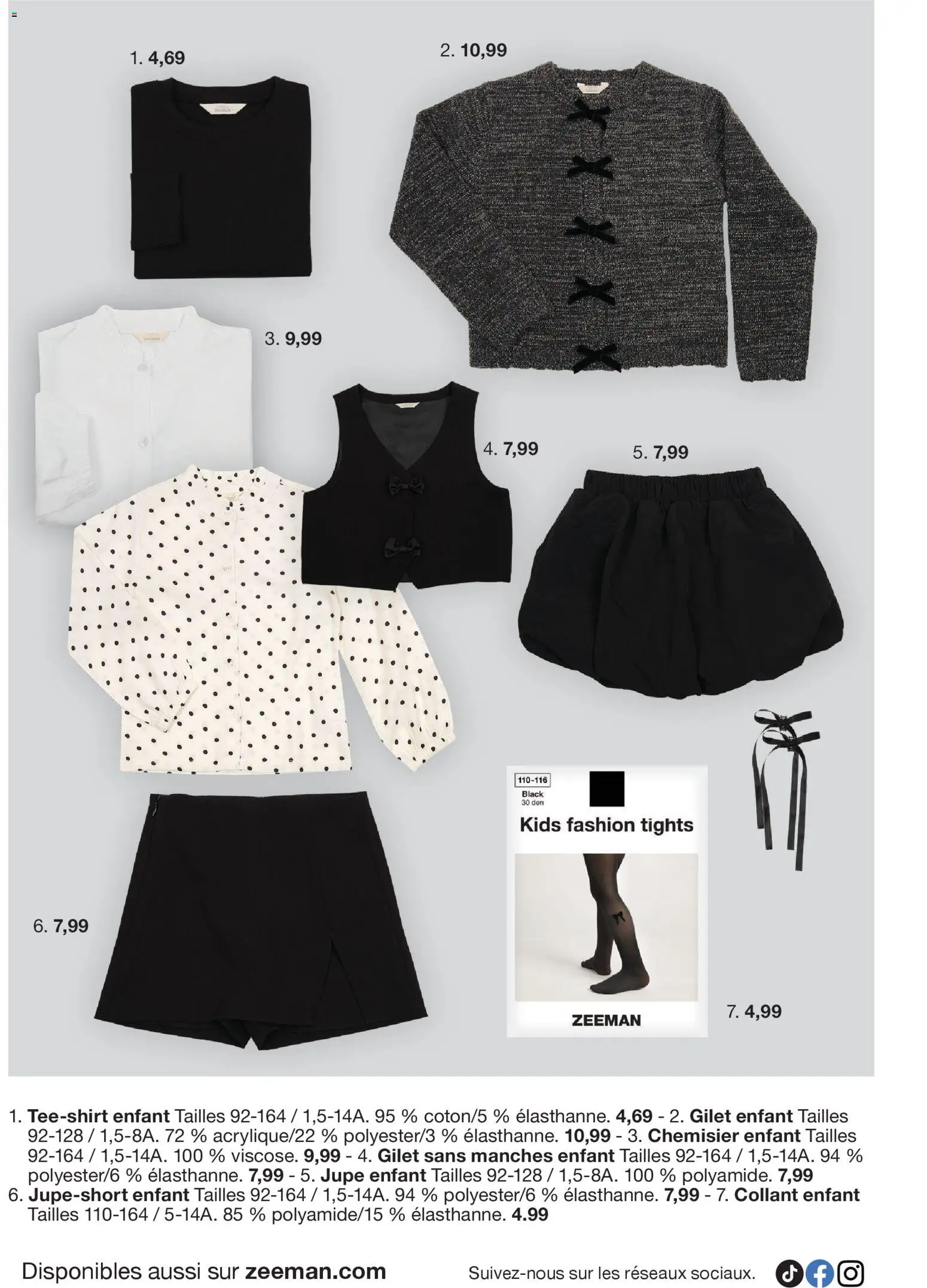 {H1} | Page: 8 | Produits: Jupe, Chemisier, Gilet