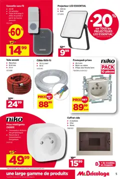 Mr Bricolage folder / publicité - Voorbeeld van een folder van Mr Bricolage, geldig van 27.01.2026 | Pagina: 5 | Producten: La, Crème
