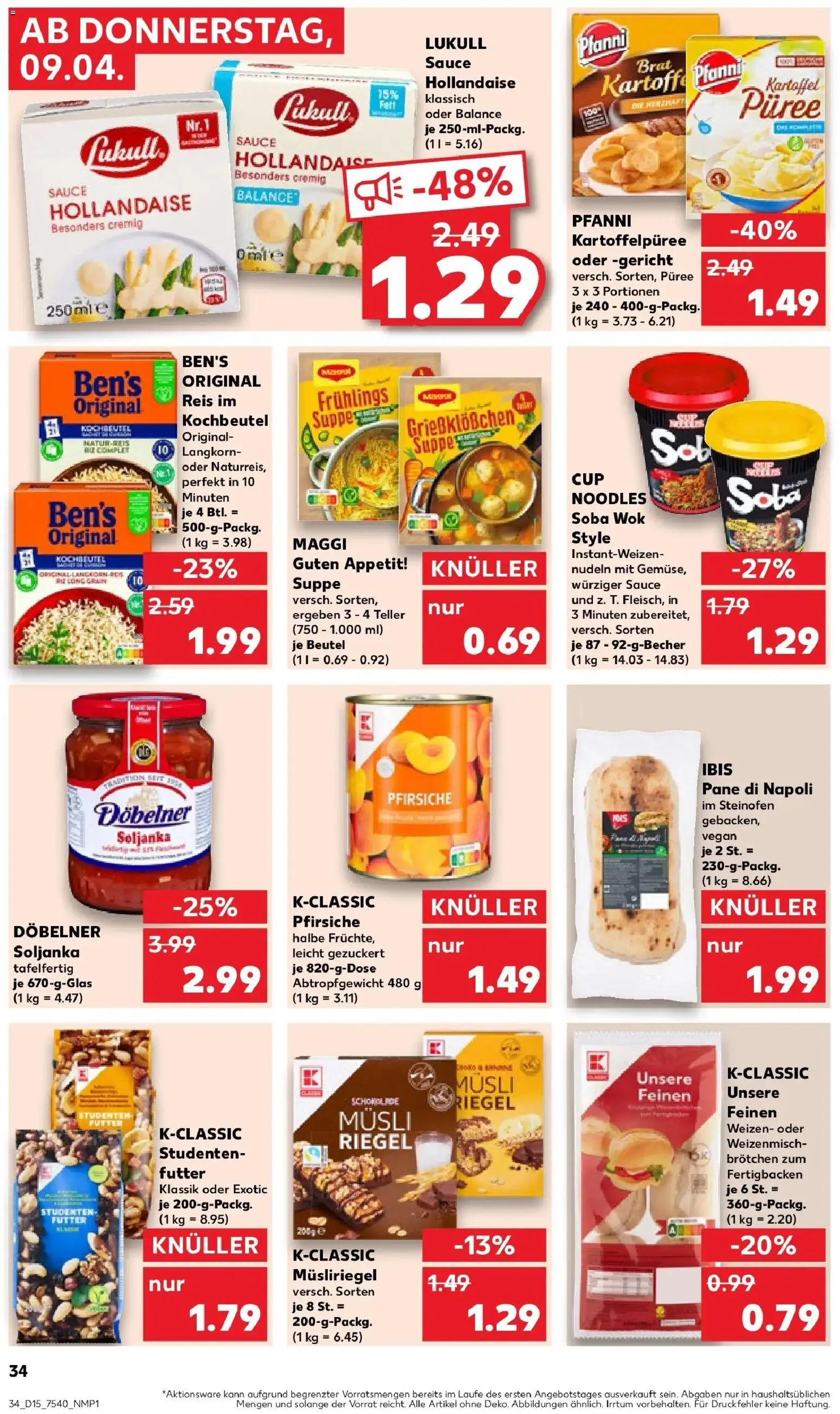 Kaufland Prospekt Berlin	 – gültig ab 07.04.2026 | Seite: 46 | Produkte: Musli, Pane, Reis, Nudeln