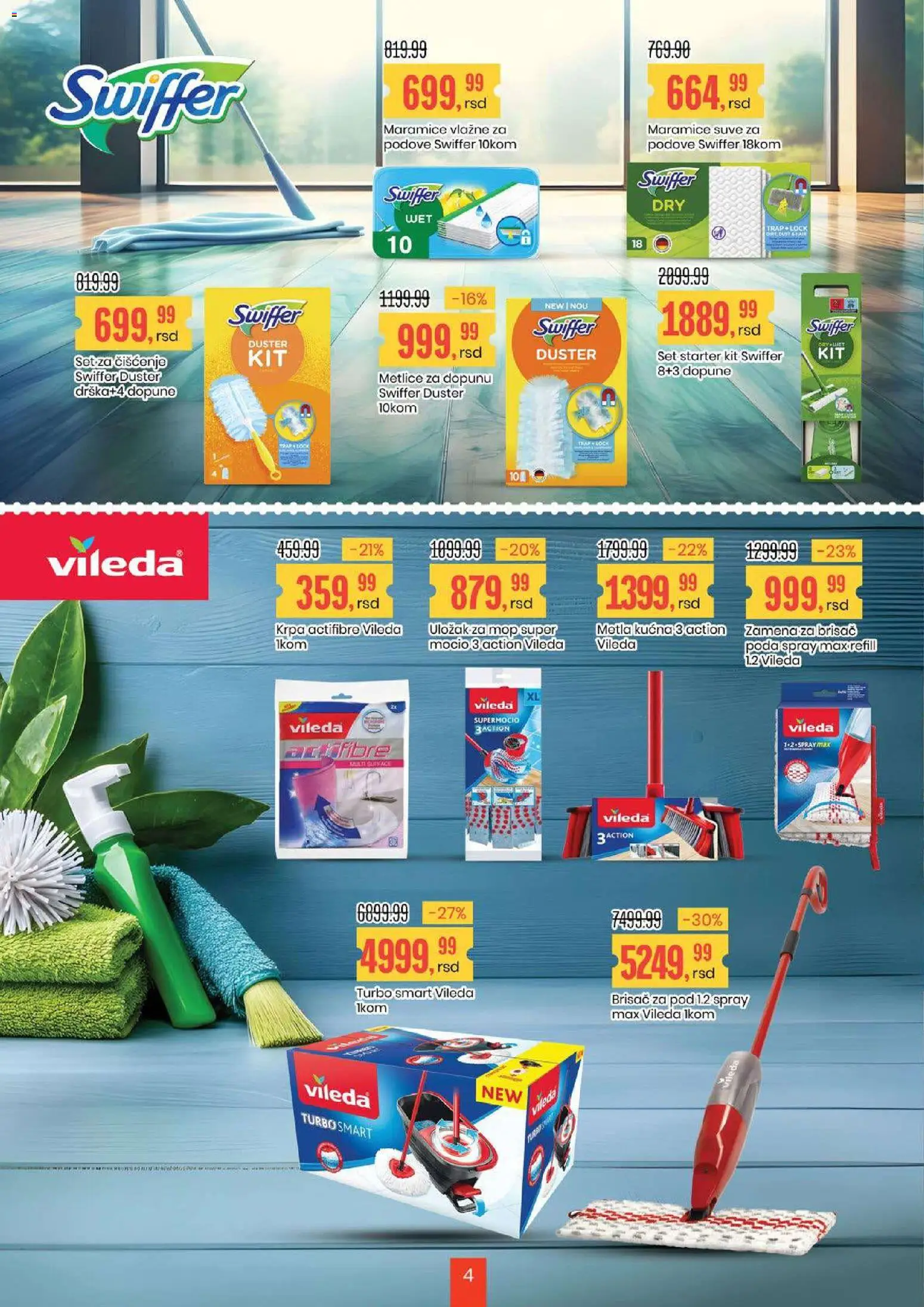 Aroma Market katalog - važi od 06.03.2026 | Strana: 4 | Proizvode: Vileda