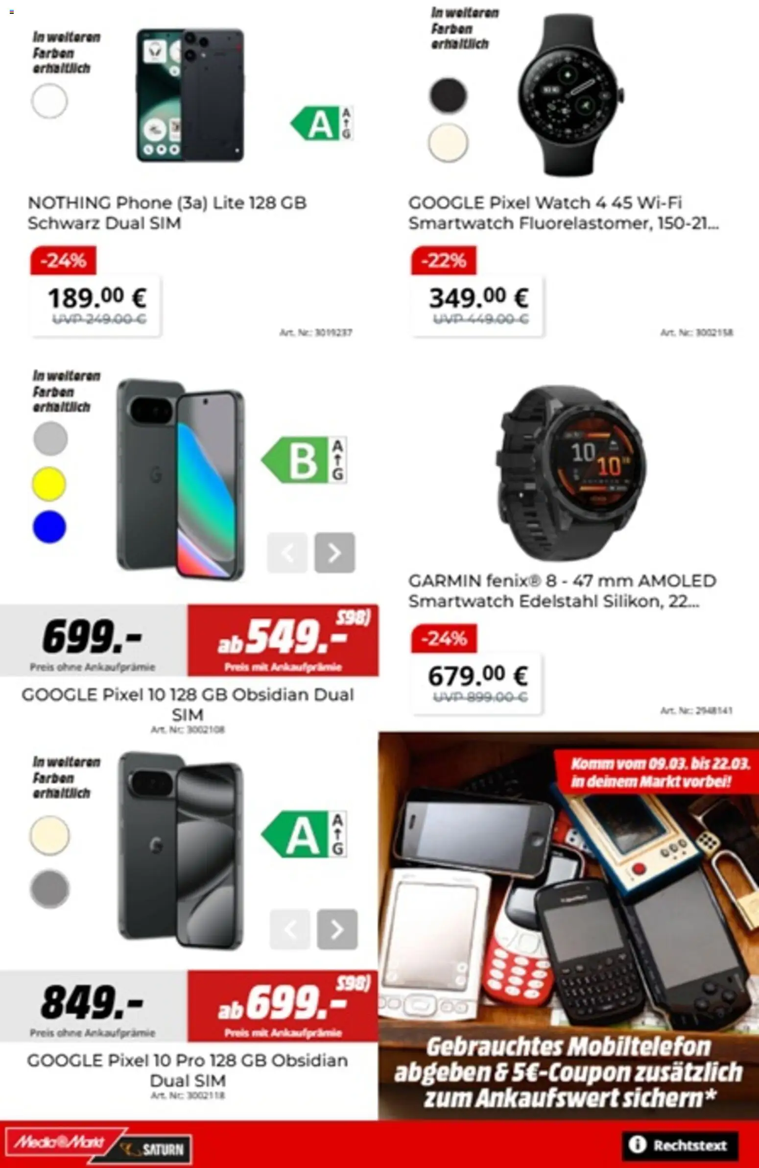 Media Markt Prospekt 	 – gültig ab 09.03.2026 | Seite: 7 | Produkte: Smartwatch