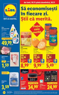 Ofertele Lidl valabile de la 10.11.2025