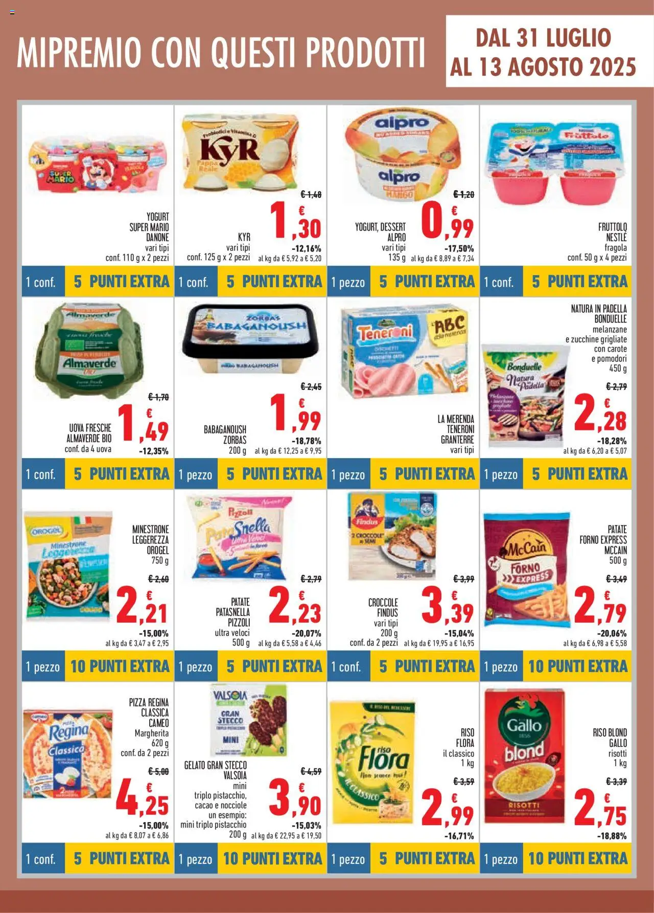 Volantino Conad del 17.07.2025 | Pagina: 9 | Prodotti: Minestrone, Yogurt, Padella, Forno