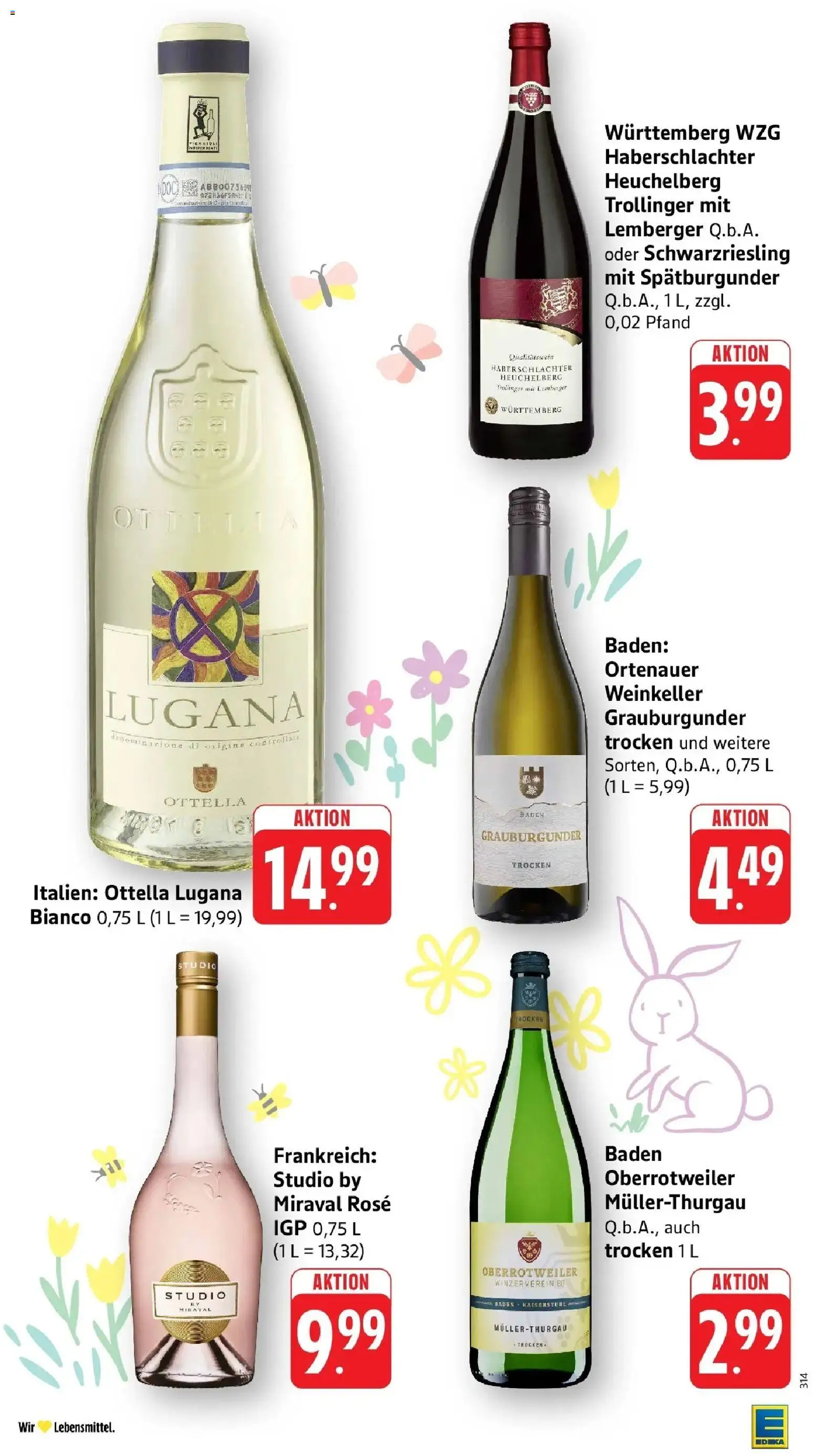 Edeka prospekt Pfalzgrafenweiler	 – gültig ab 23.03.2026 | Seite: 39