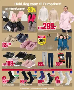 Forhåndsvisning av Europris kundeavis gyldig fra 16.01.2026 | Side: 11 | Produkter: Sokker, Tights, Joggesko
