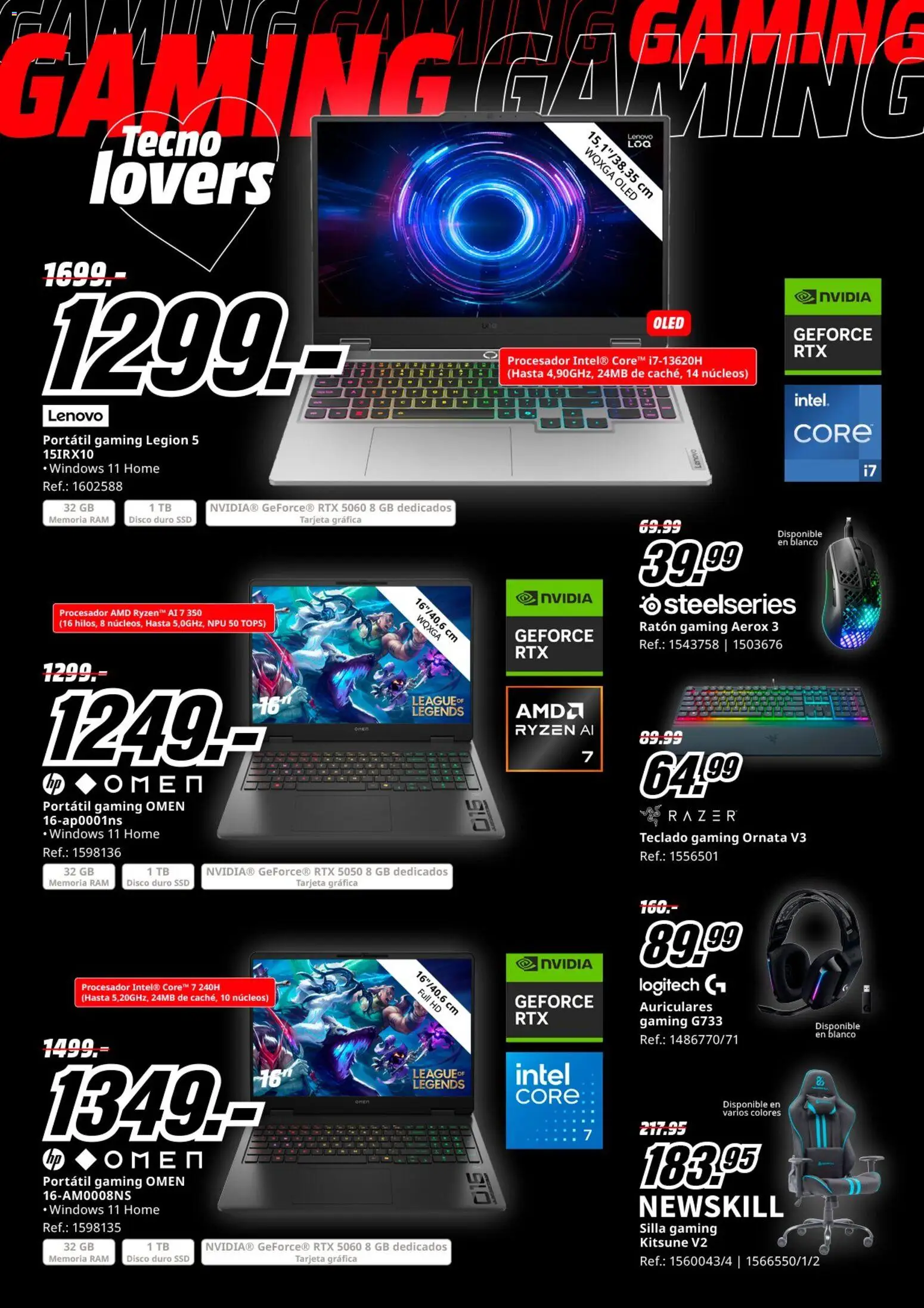 Media Markt folleto │ válido desde el 02.02.2026 | Página: 6 | Productos: Teclado gaming, Teclado, Auriculares, Disco
