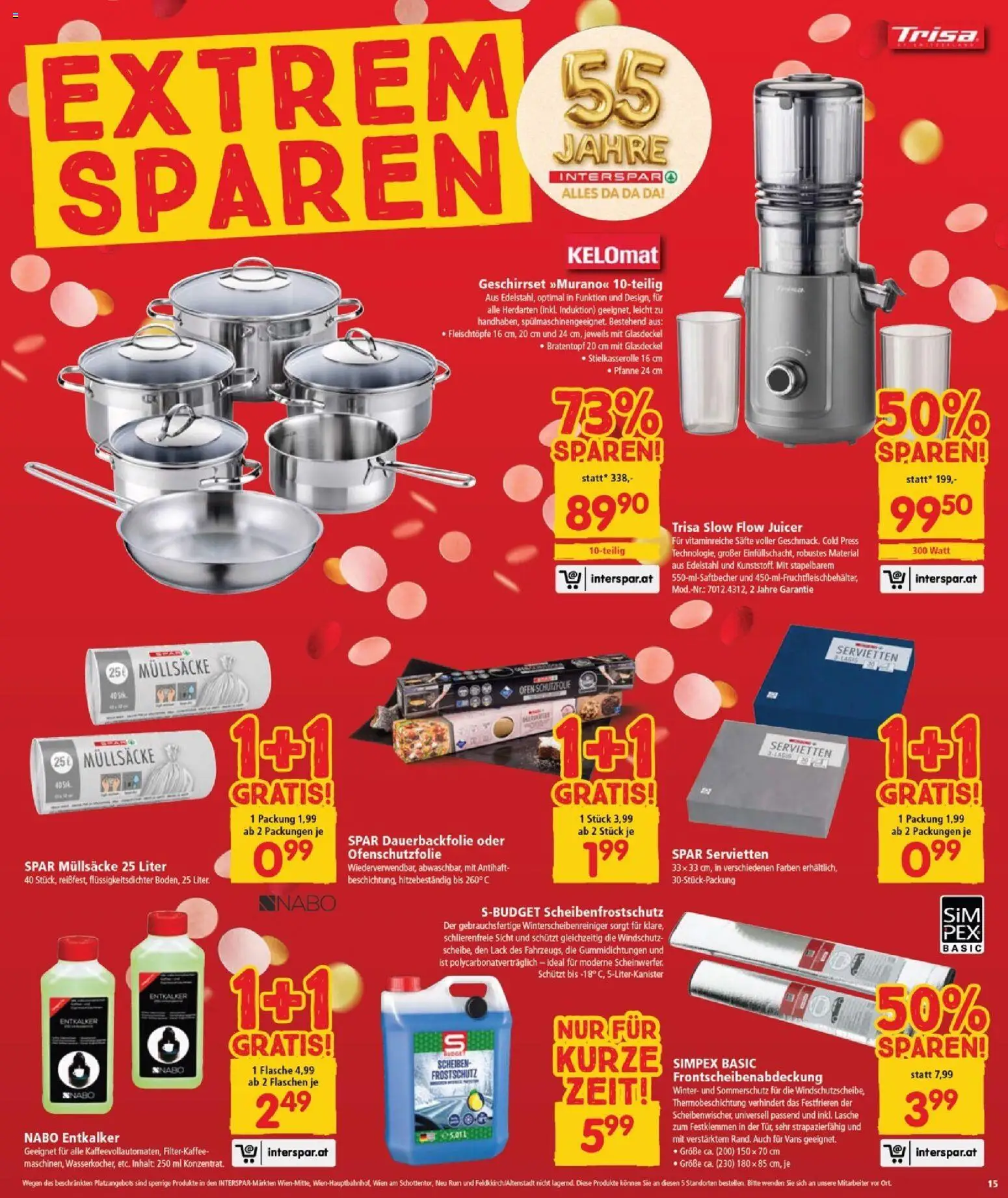 Interspar Flugblatt - Burgenland Nord gültig ab 22.12.2025 | Seite: 15