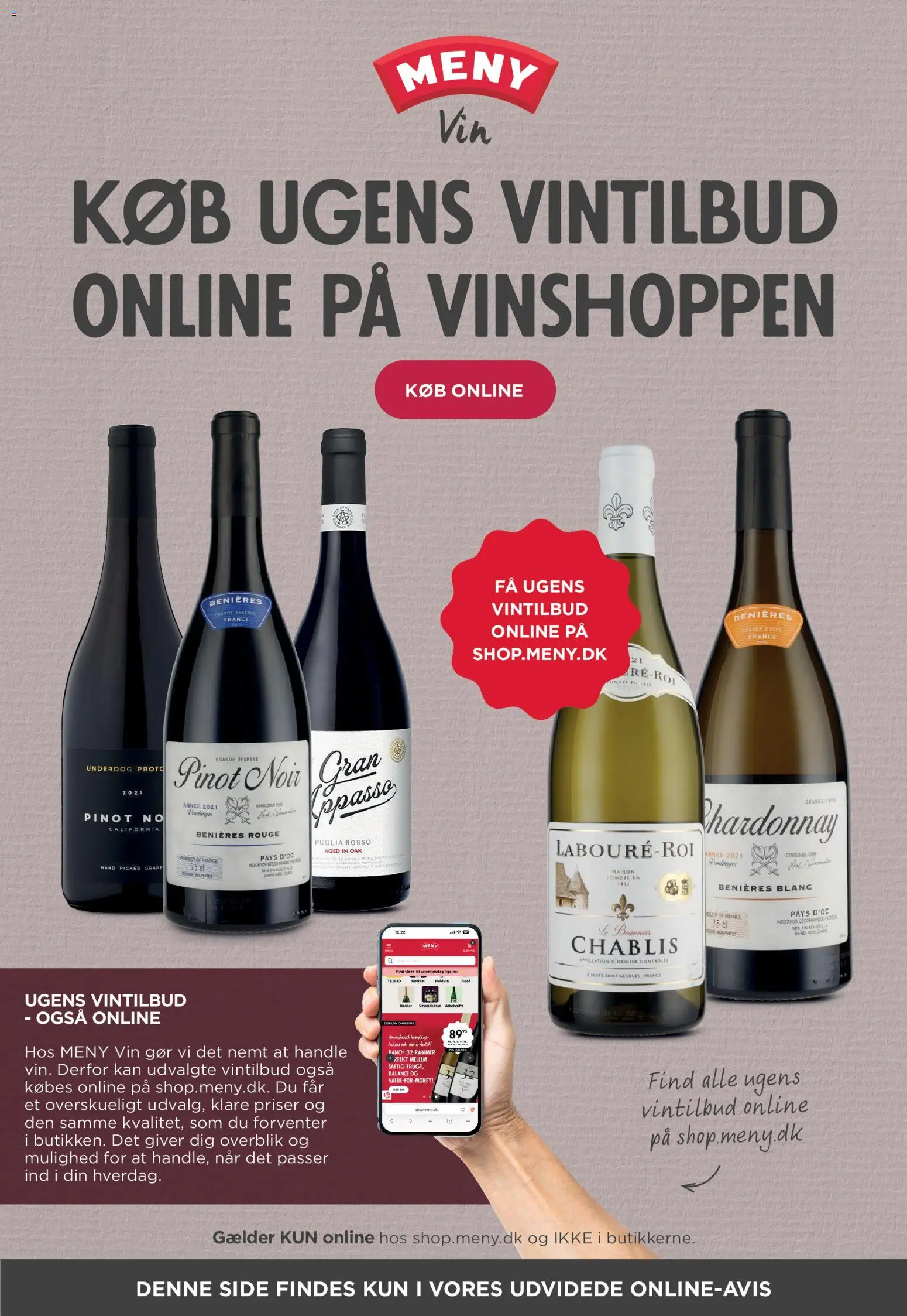 Meny tilbudsavis – gyldig fra 06.03.2026 | Side: 27 | Produkter: Rammer, Vin, Søm