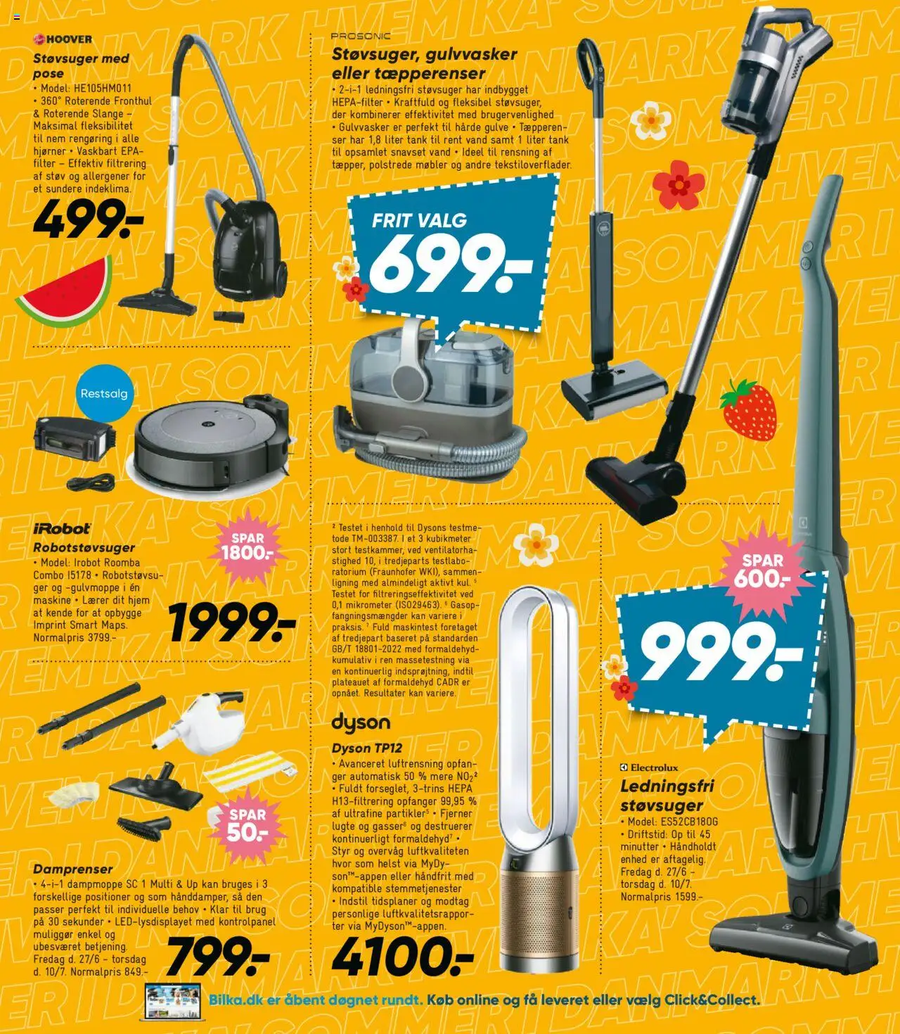 Bilka Tilbudsavis gyldig fra 27.06.2025 | Side: 19 | Produkter: Robotstøvsuger, Robot, Søm, Støvsuger