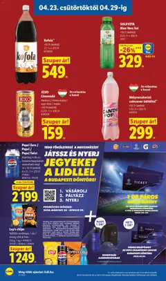 Lidl akciós újság - amely érvényes a következő dátumtól: 23.04.2026 | Oldal: 10