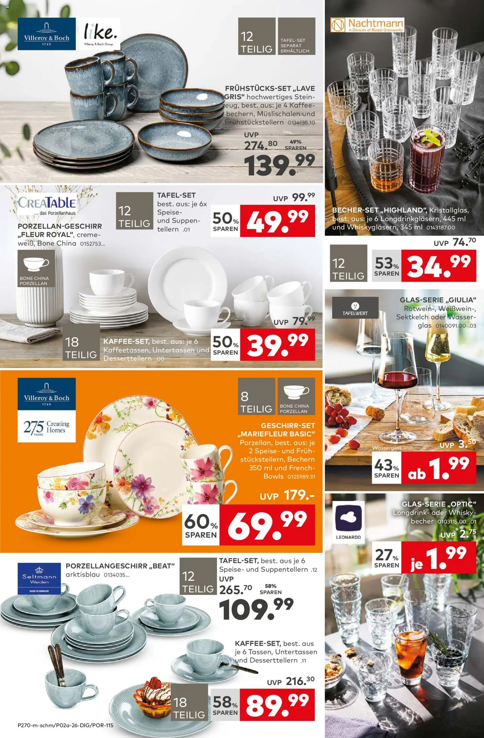 Porta! WSV: Bis zu 70% reduziert in vielen Abteilungen - Aachen – gültig ab 04.01.2026 | Seite: 4 | Produkte: Whisky, Kaffee, Weißwein, Wasser