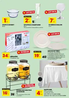 Stokomani - Prévisualisation de Stokomani - Catalogue valide à partir de 11.03.2026 | Page: 9 | Produits: Porcelaine, Champagne, Table, Nappe