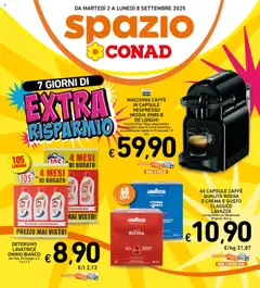 Anteprima del volantino Spazio Conad Extra Risparmio catalogo valido a partire dal 02.09.2025