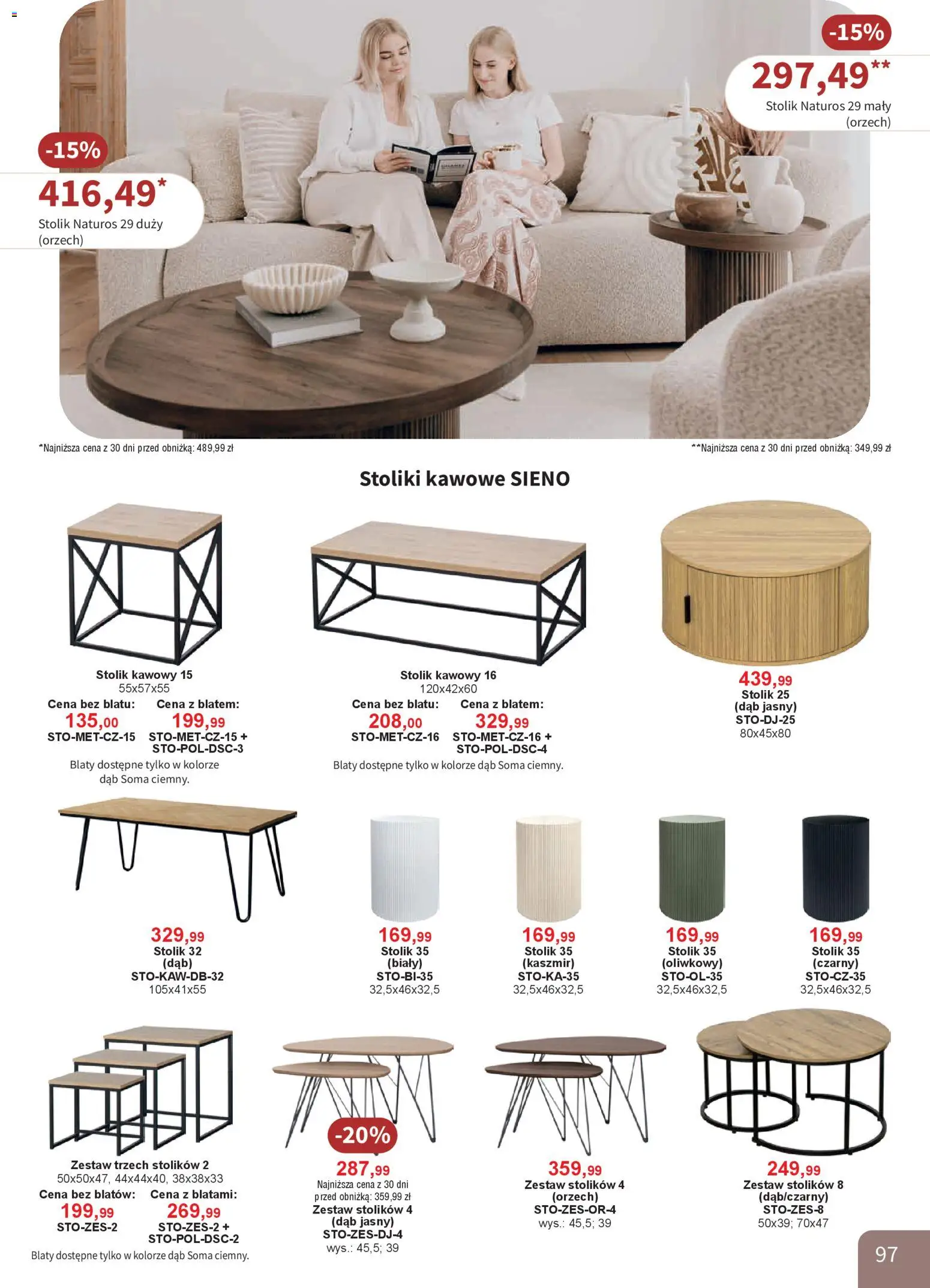 Bodzio Katalog od 01.04.2026 | Strona: 97 | Produkty: Stolik kawowy