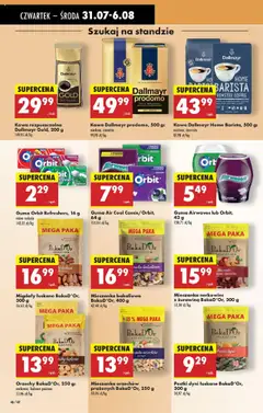 Biedronka gazetka - Oferta W tym tygodniu od 31.07.2025 | Strona: 60 | Produkty: Kawa Dallmayr, Kawa, Pestki dyni, Orzechy