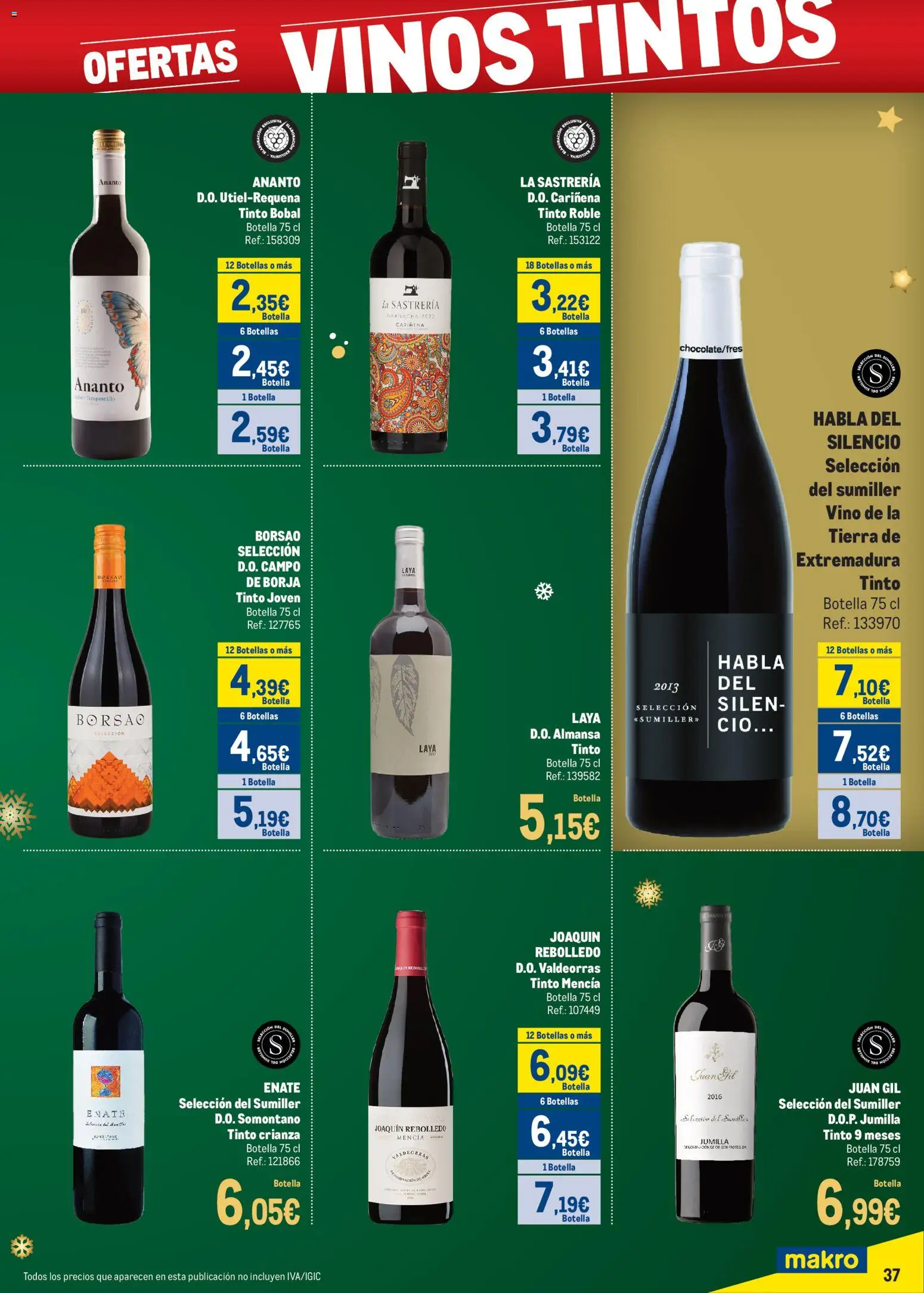 Makro - Precios Navidad Canarias │ válido desde el 24.11.2025 | Página: 37 | Productos: Vino