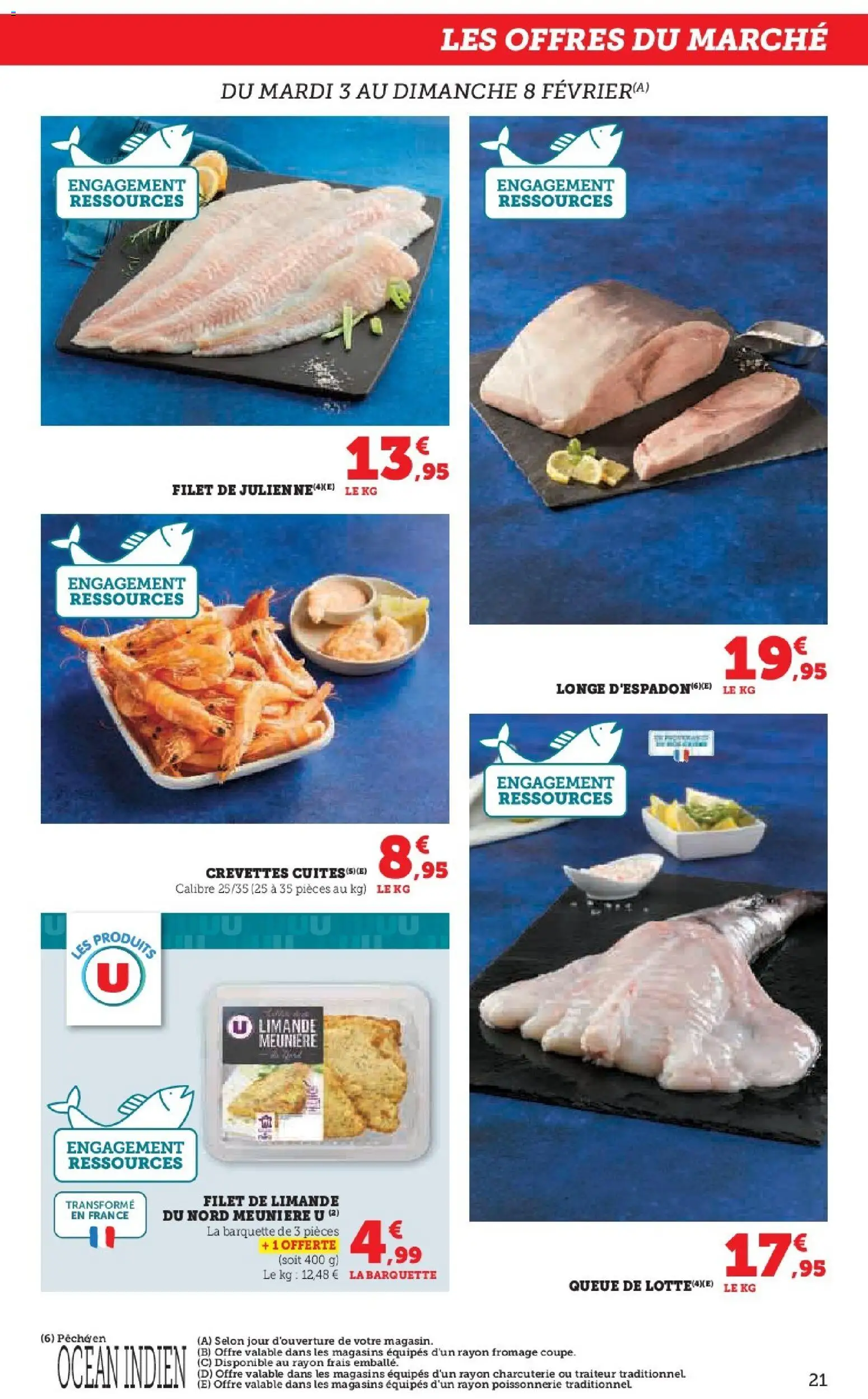 {H1} | Page: 21 | Produits: Poissonnerie, Crevettes, Fromage