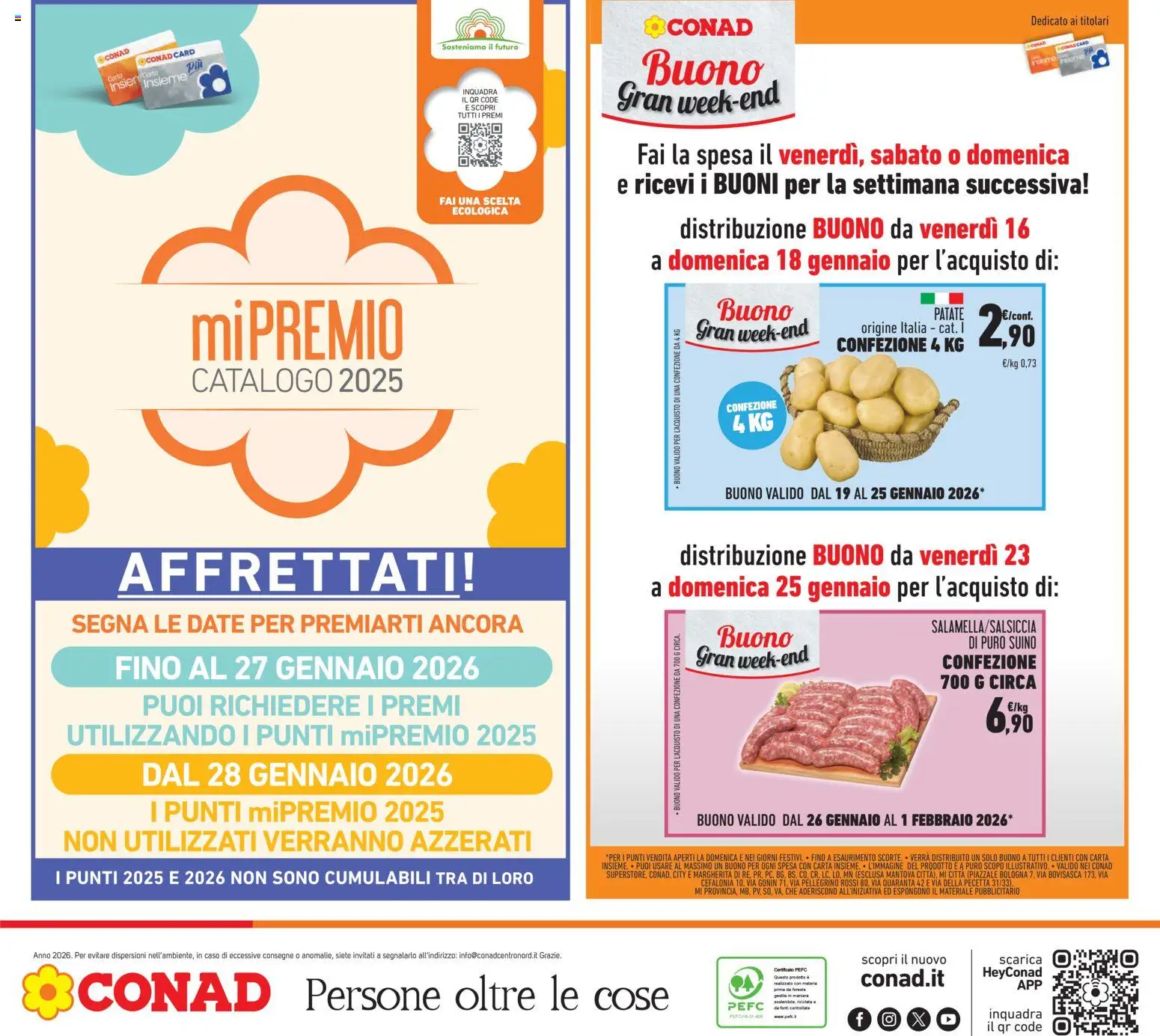 Volantino Conad del 14.01.2026 | Pagina: 34 | Prodotti: Patate, Suino
