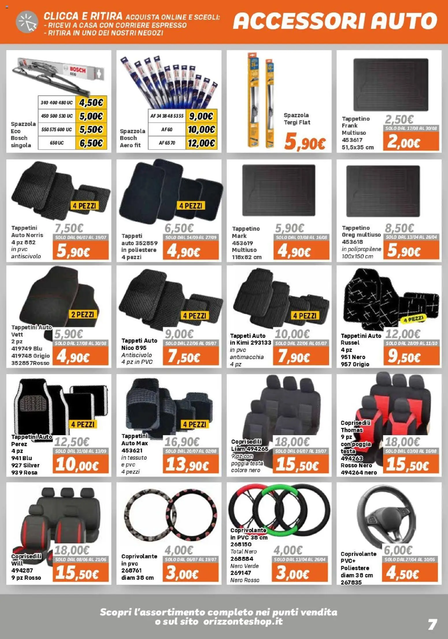 Volantino Orizzonte del 15.04.2026 | Pagina: 7 | Prodotti: Spazzola