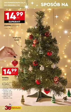 Pogląd oferty "Choinka sztuczna*, wys.: 60 cm" - ważna od 24.11.2025 | Strona: 24 | Produkty: Choinka