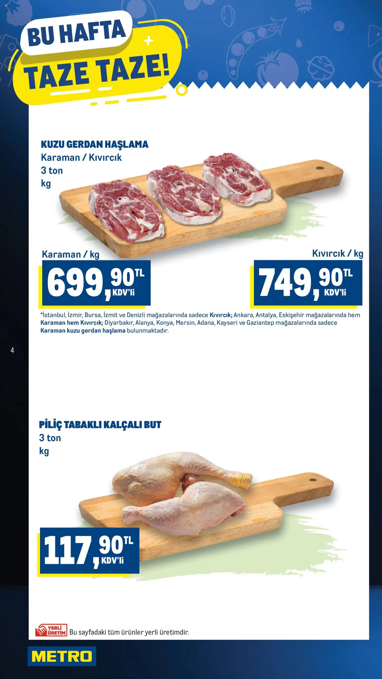 Metro Katalog - 15.04.2026 tarihinden itibaren geçerlidir | Sayfa: 4 | Ürünler: Piliç