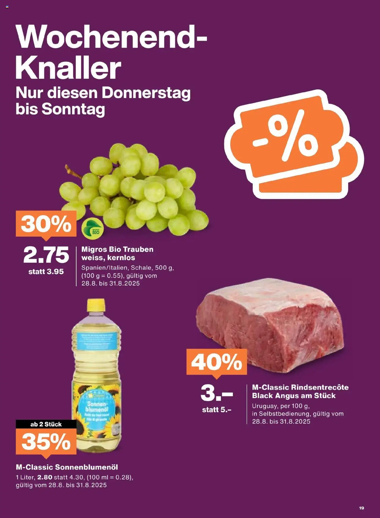 Migros Aktionen ab 26.08.2025 | Seite: 19