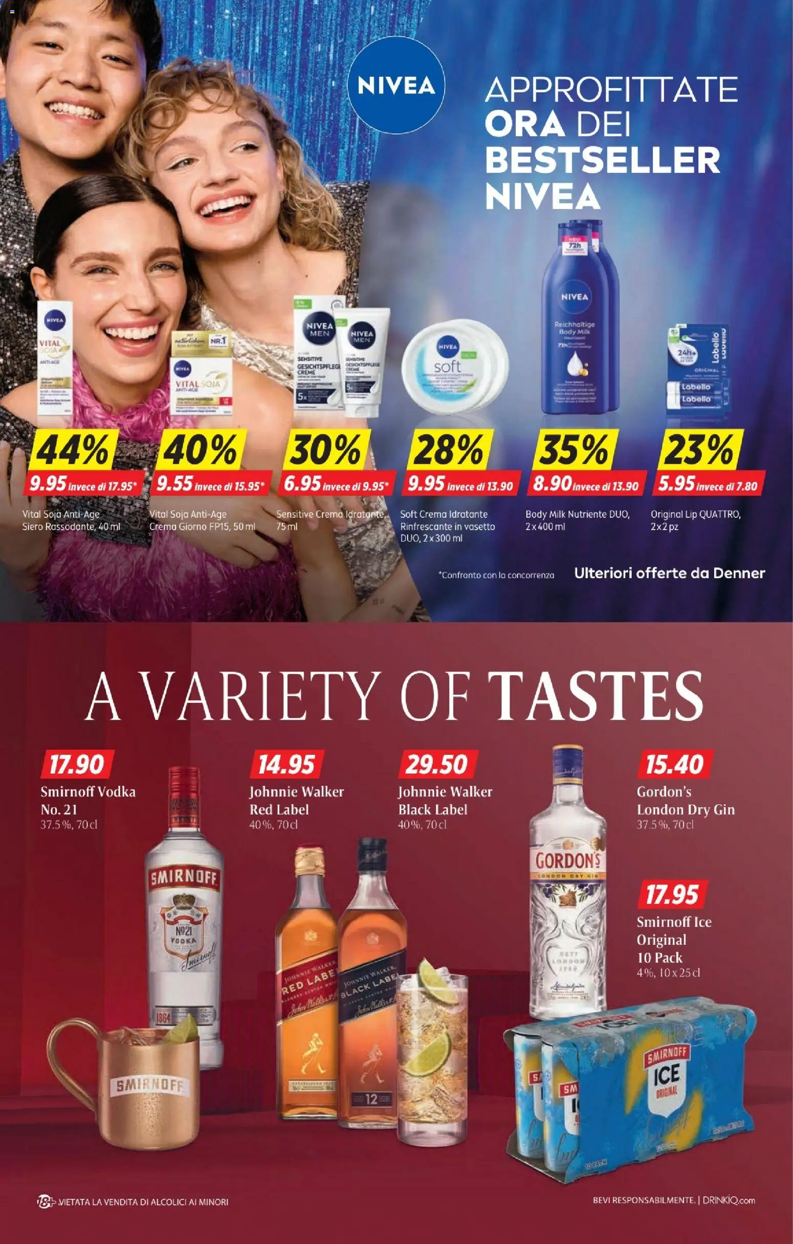 Denner Aktionen IT – gültig ab 09.12.2025 | Seite: 22 | Produkte: Serum, Lip Balm, Gin, Body Milk