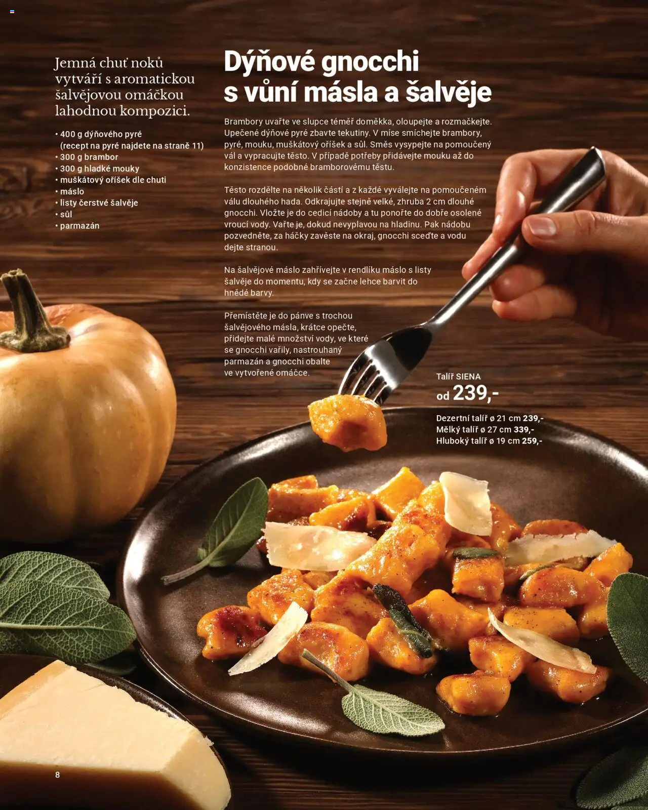 TESCOMA katalog - Podzim/zima 2025 od 20.10.2025 | Strana: 8 | Produkty: Pánve, Talíř, Gnocchi, Těsto