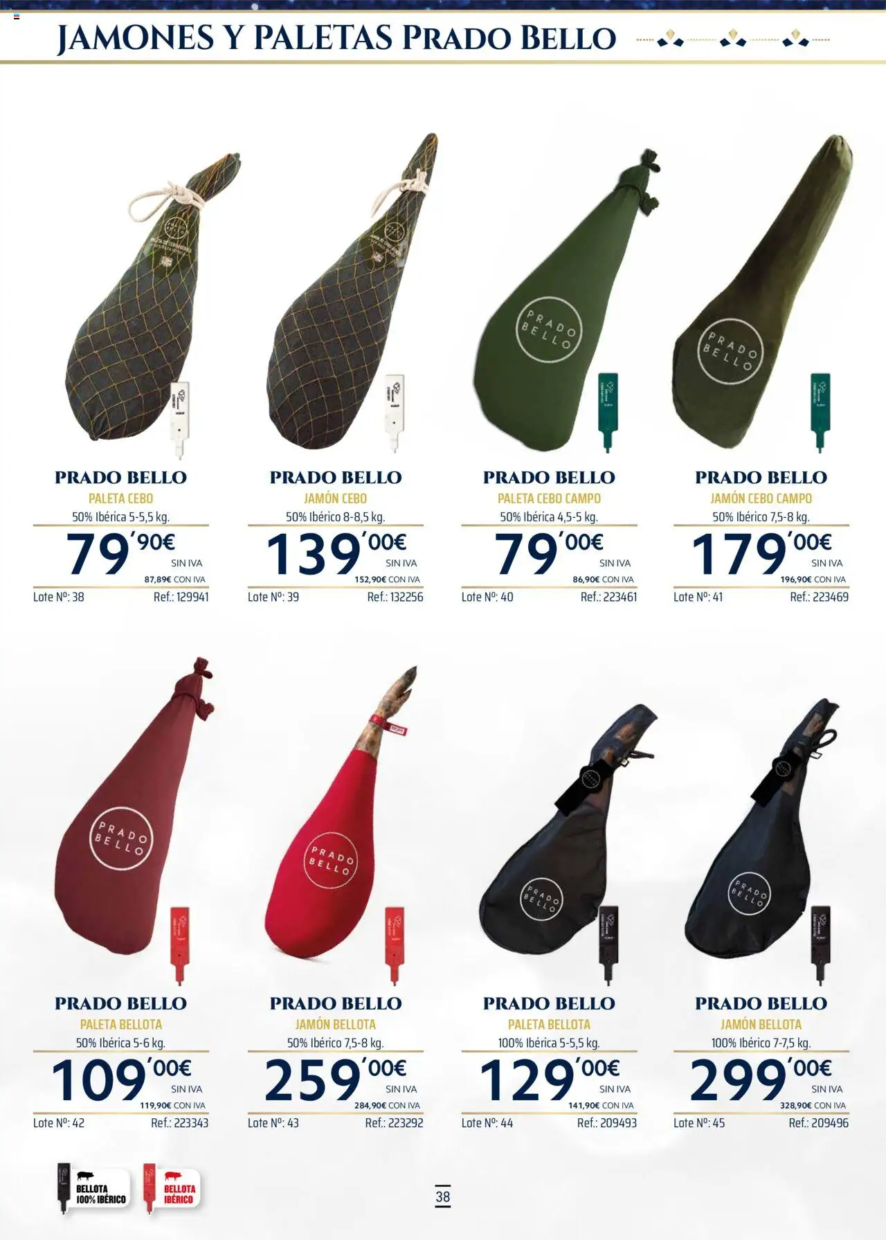 Makro - Lotes y cestas Cataluña y Sur 2 │ válido desde el 04.10.2025 | Página: 38 | Productos: Jamón