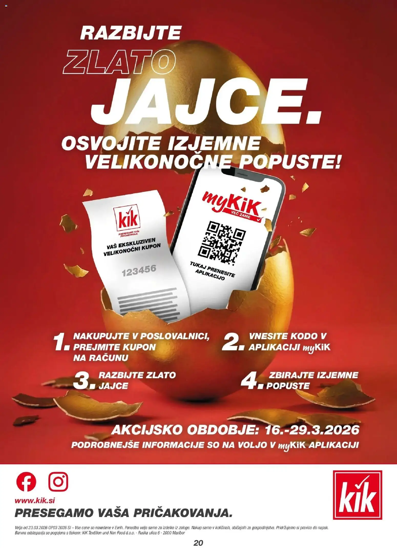 Novi Kik katalog ponudbe – veljaven od 23.03.2026 | Stran: 20