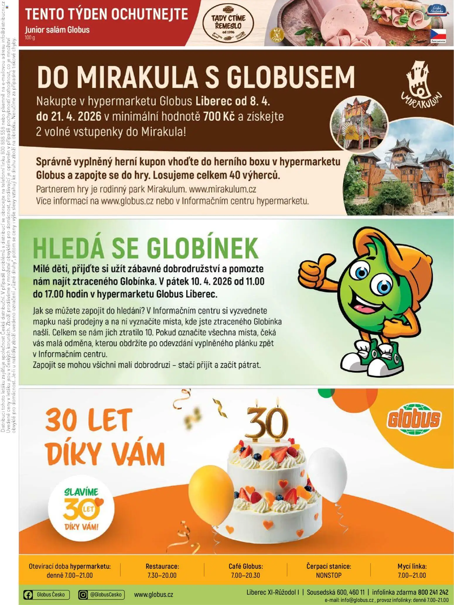 Globus leták - Liberec od 08.04.2026 | Strana: 42 | Produkty: Globus, Salám
