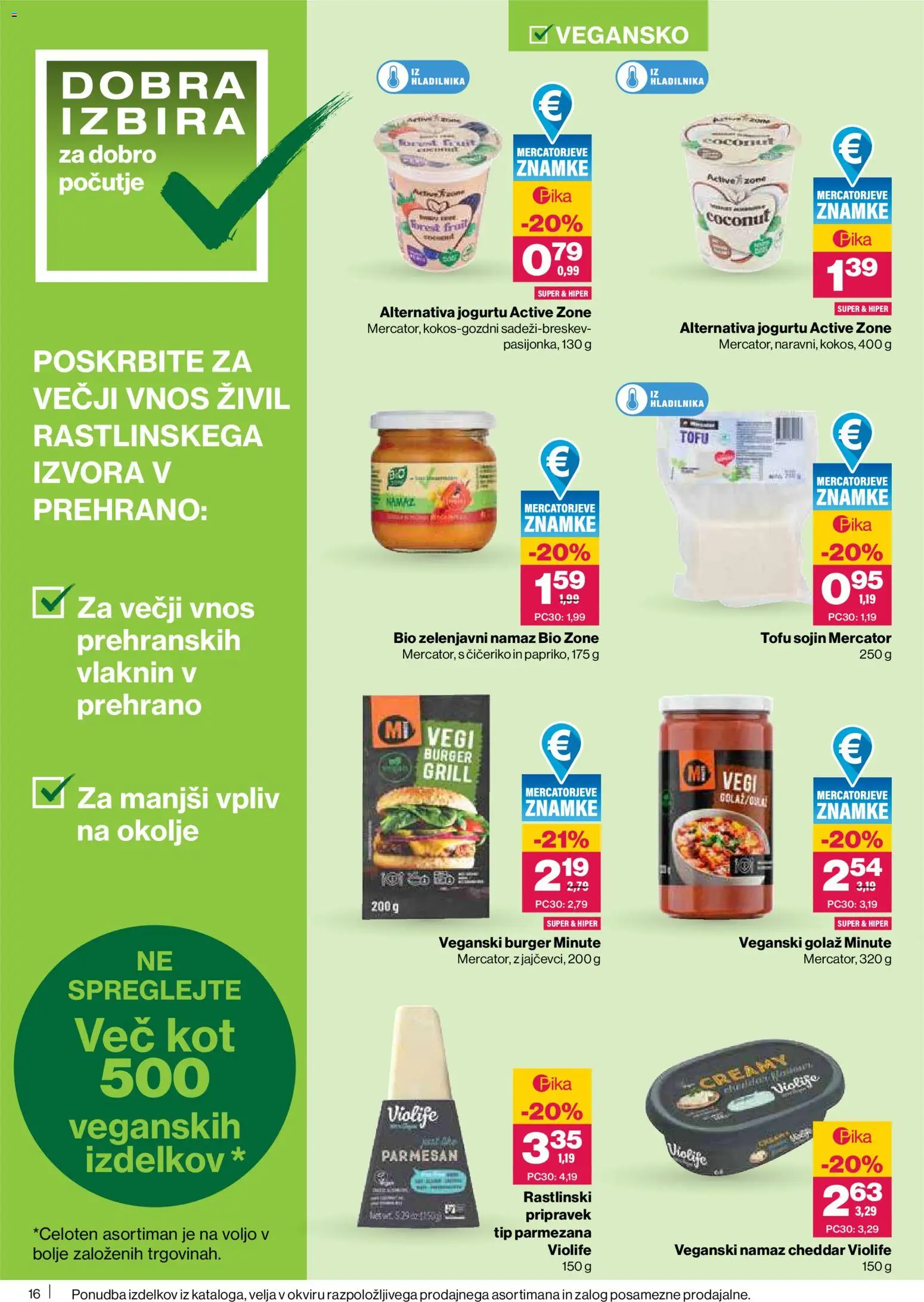 Novi Mercator katalog ponudbe – veljaven od 26.02.2026 | Stran: 16 | Izdelki: Namaz, Cheddar, Grill