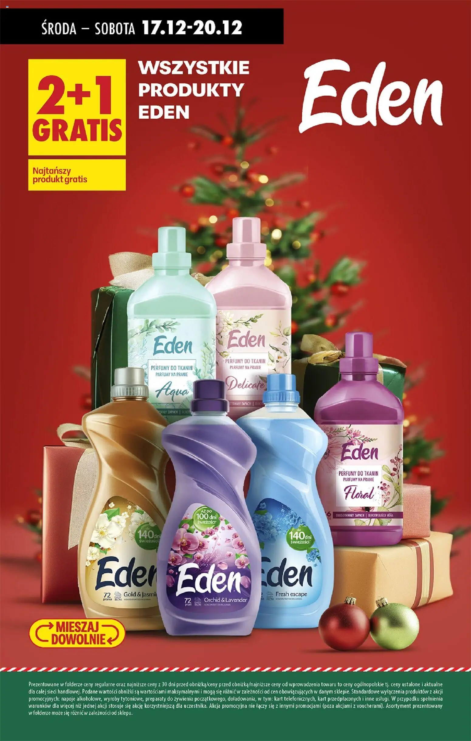 Biedronka gazetka - Drogeria Cleaning od 17.12.2025 | Strona: 16 | Produkty: Napoje, Perfumy, Zapach