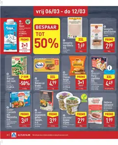 Aldi folder week 10 - Voorbeeld van een folder van Aldi, geldig van 02.03.2026 | Pagina: 20 | Producten: Gehakt, Cheeseburger, Mozzarella, Broccoli