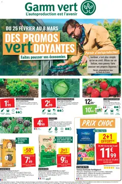 Gamm vert - Prévisualisation de Gamm vert - Des promos vertdoyantes valide à partir de 25.02.2026