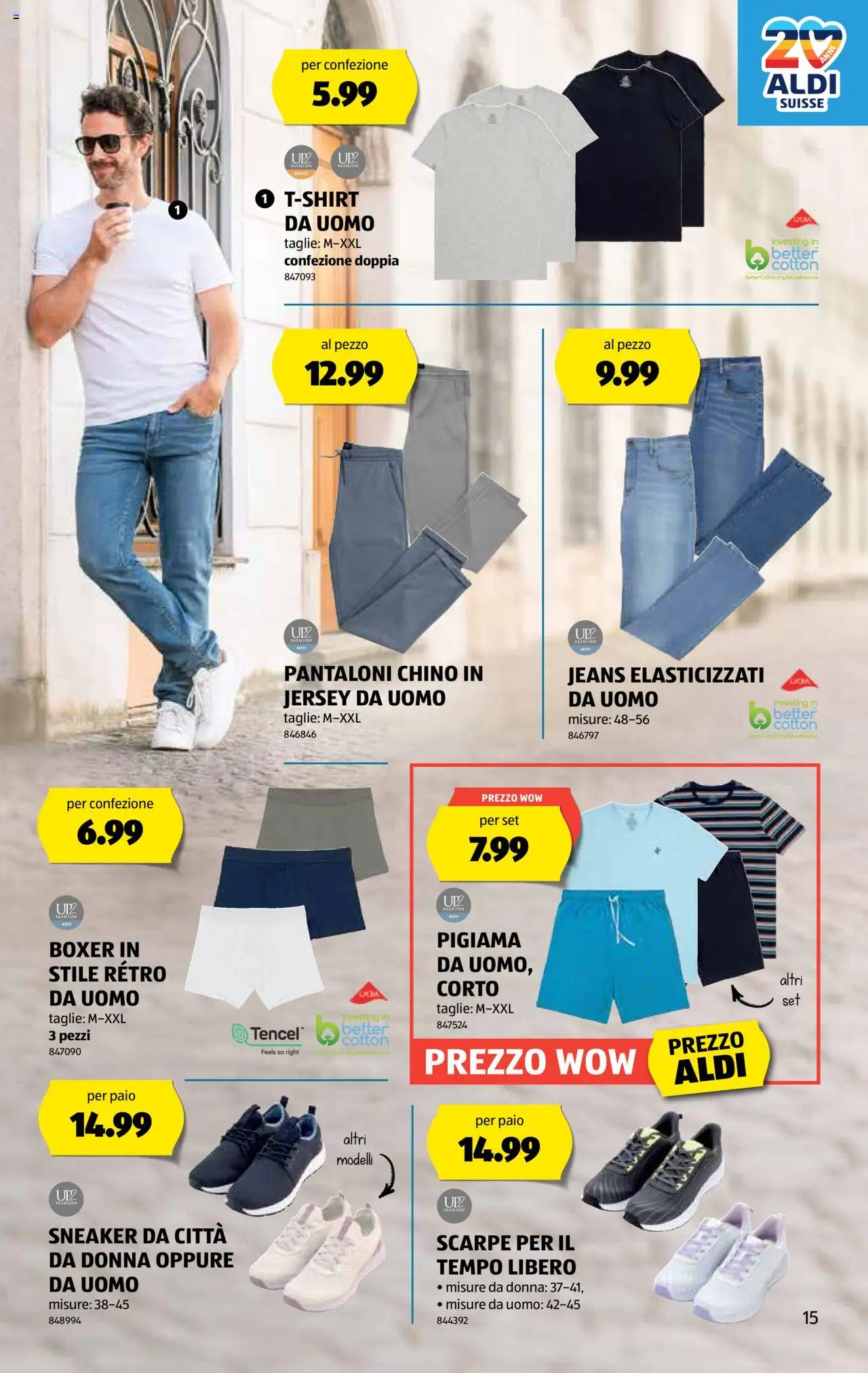 Aldi Volantino ab 21.08.2025 | Seite: 16 | Produkte: Boxer, Jeans