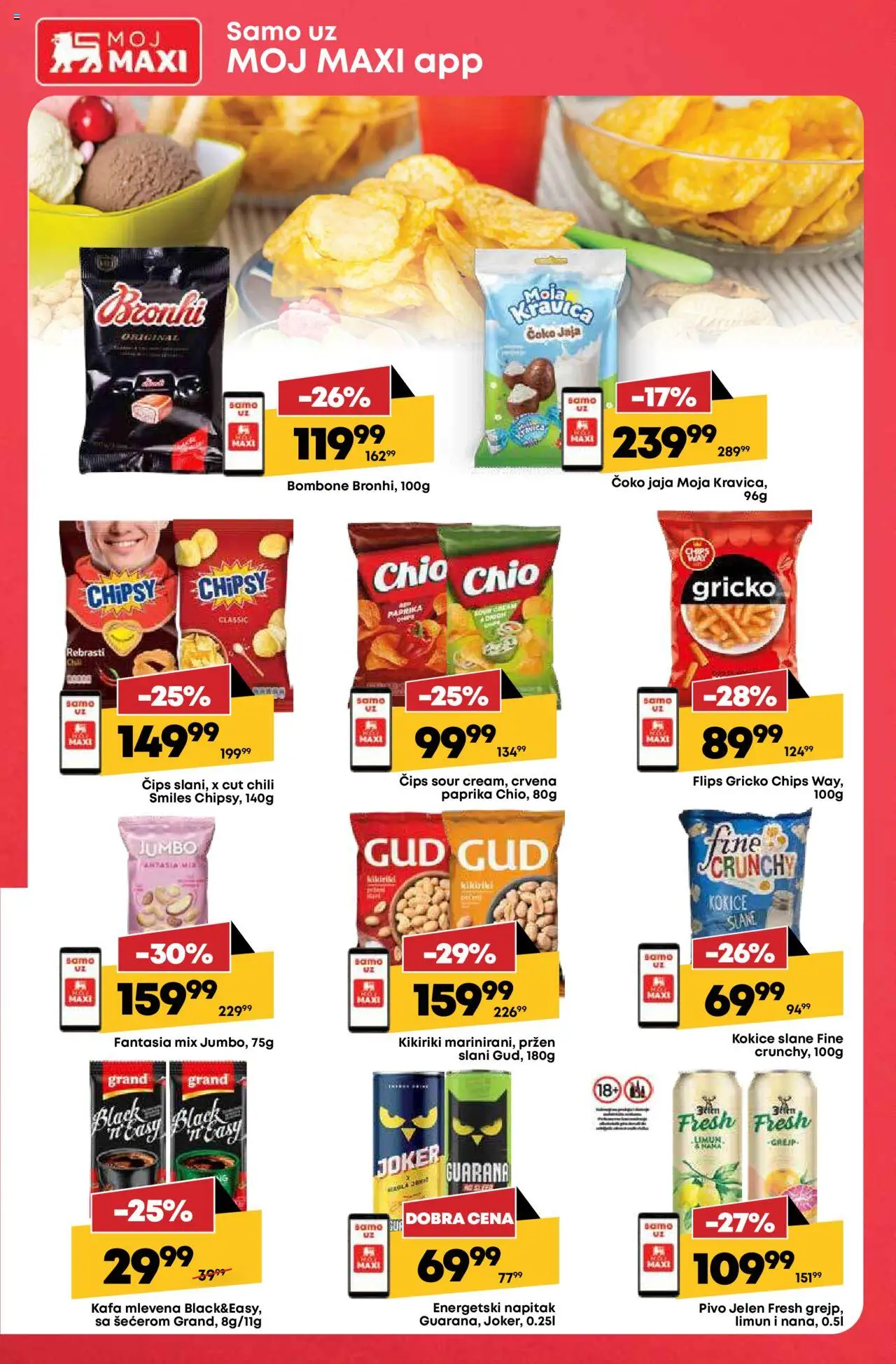 Tempo katalog - važi od 07.08.2025 | Strana: 27 | Proizvode: Čips, Kikiriki, Kafa, Limun